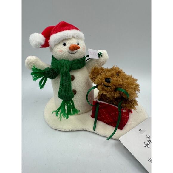 Hallmark Wrapped In Joy Snowman Dog Christmas Tree Holiday Ornament 2024 - Picture 1 of 5
